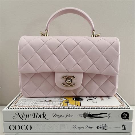 chanel classic pink caviar|The Complete Guide to the Chanel 22P Classic Mini Handle.